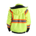 Hivis Striped Vest Work Reflective Clothing Work Jacket